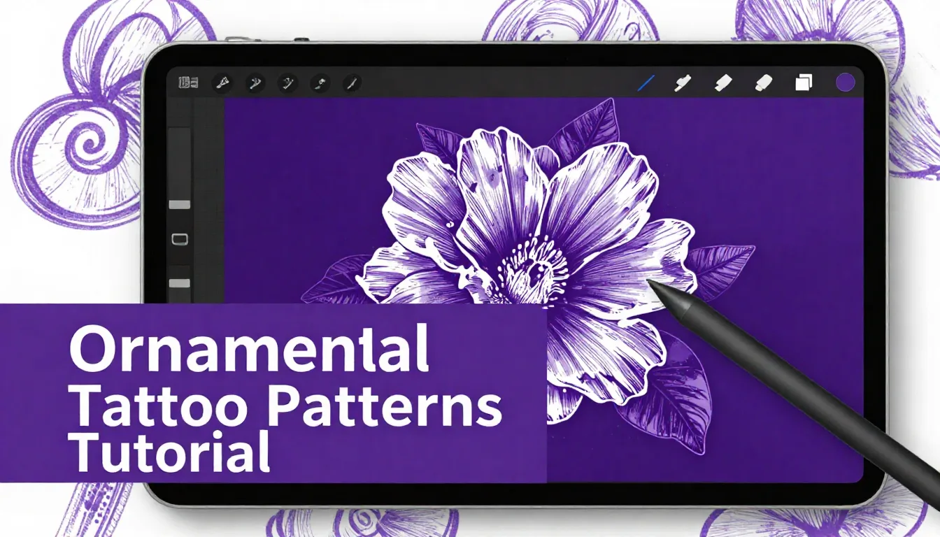 Ornamental Tattoo Patterns Tutorial