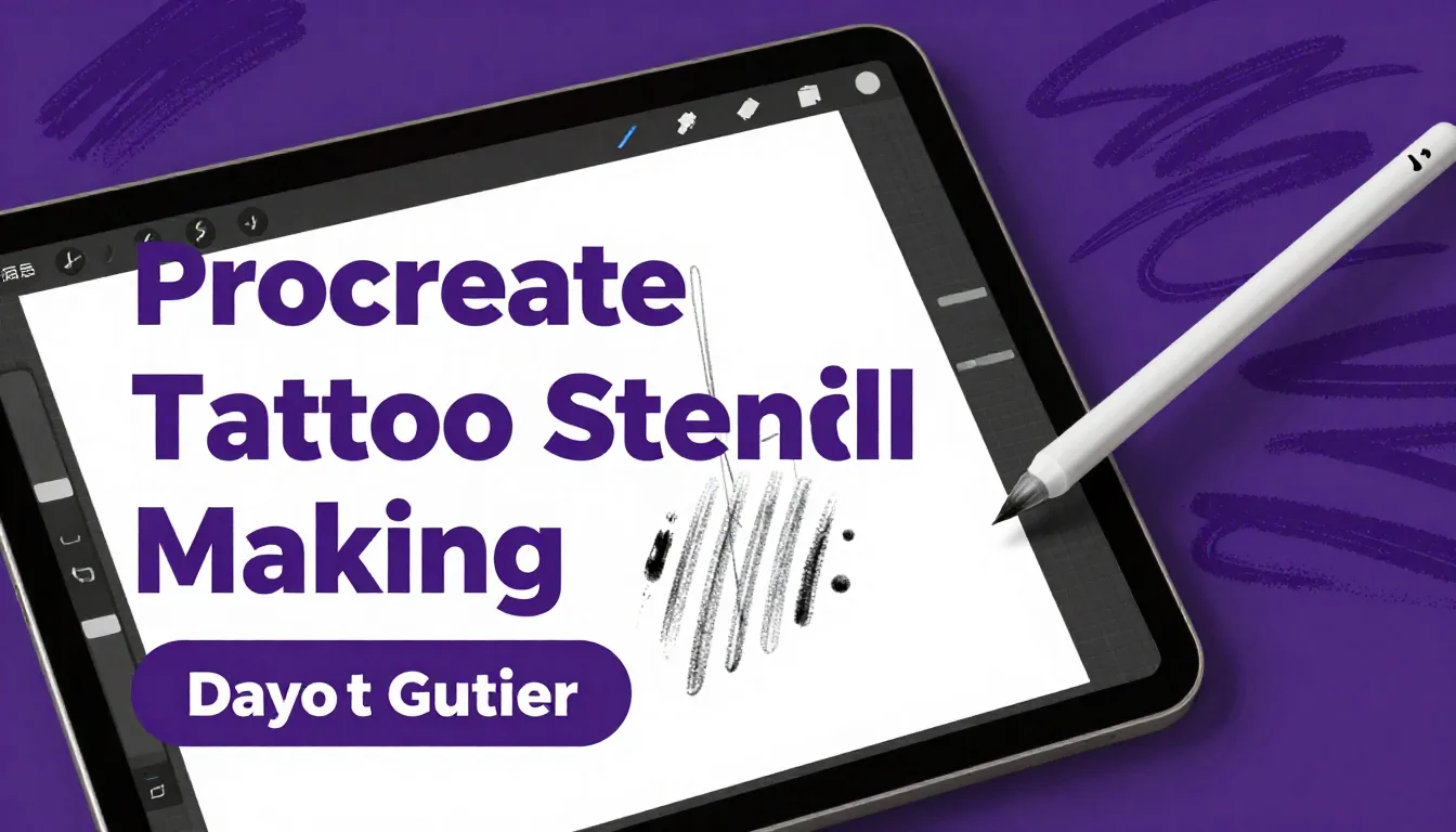 Procreate Tattoo Stencil Making Guide
