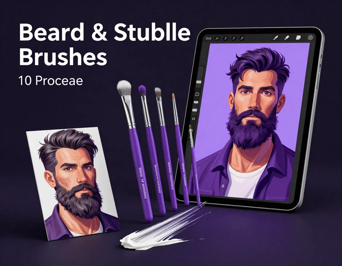 Beard Stubble Brushes