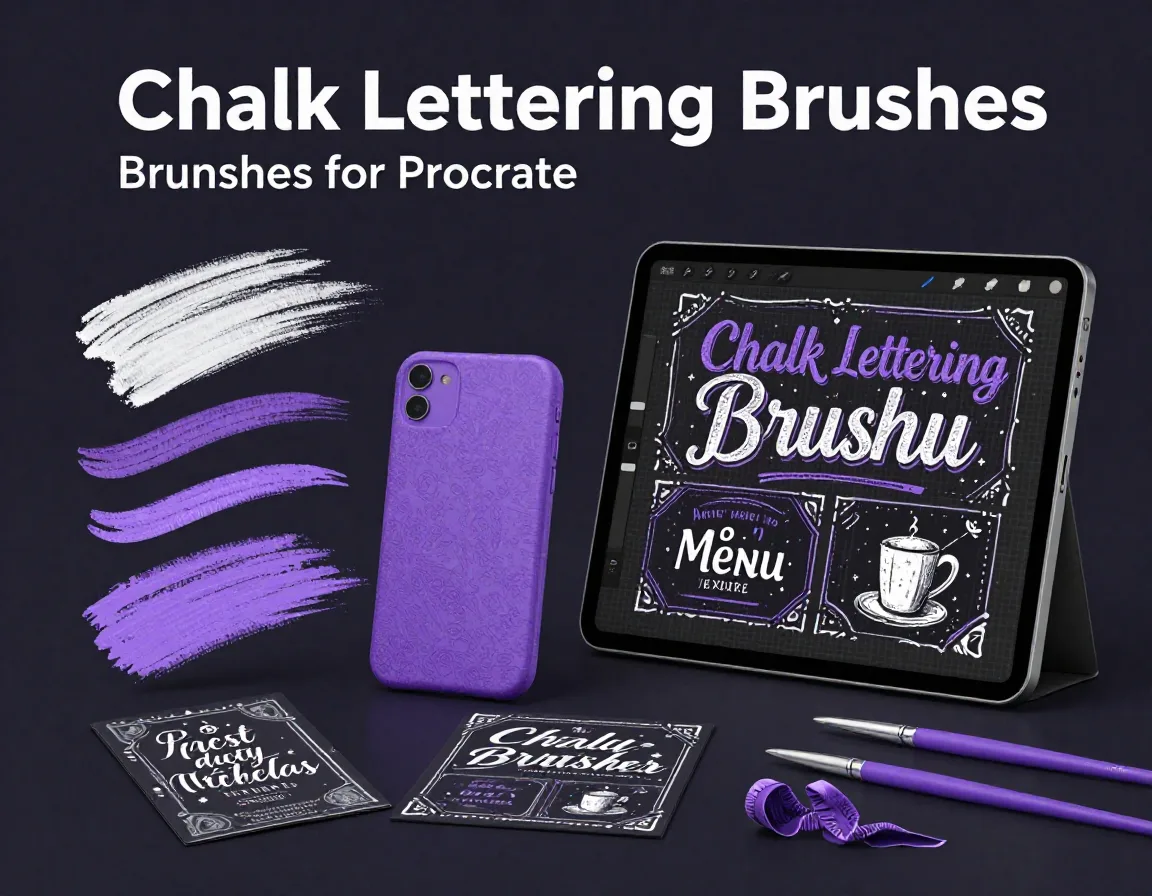 Chalk Lettering Brushes