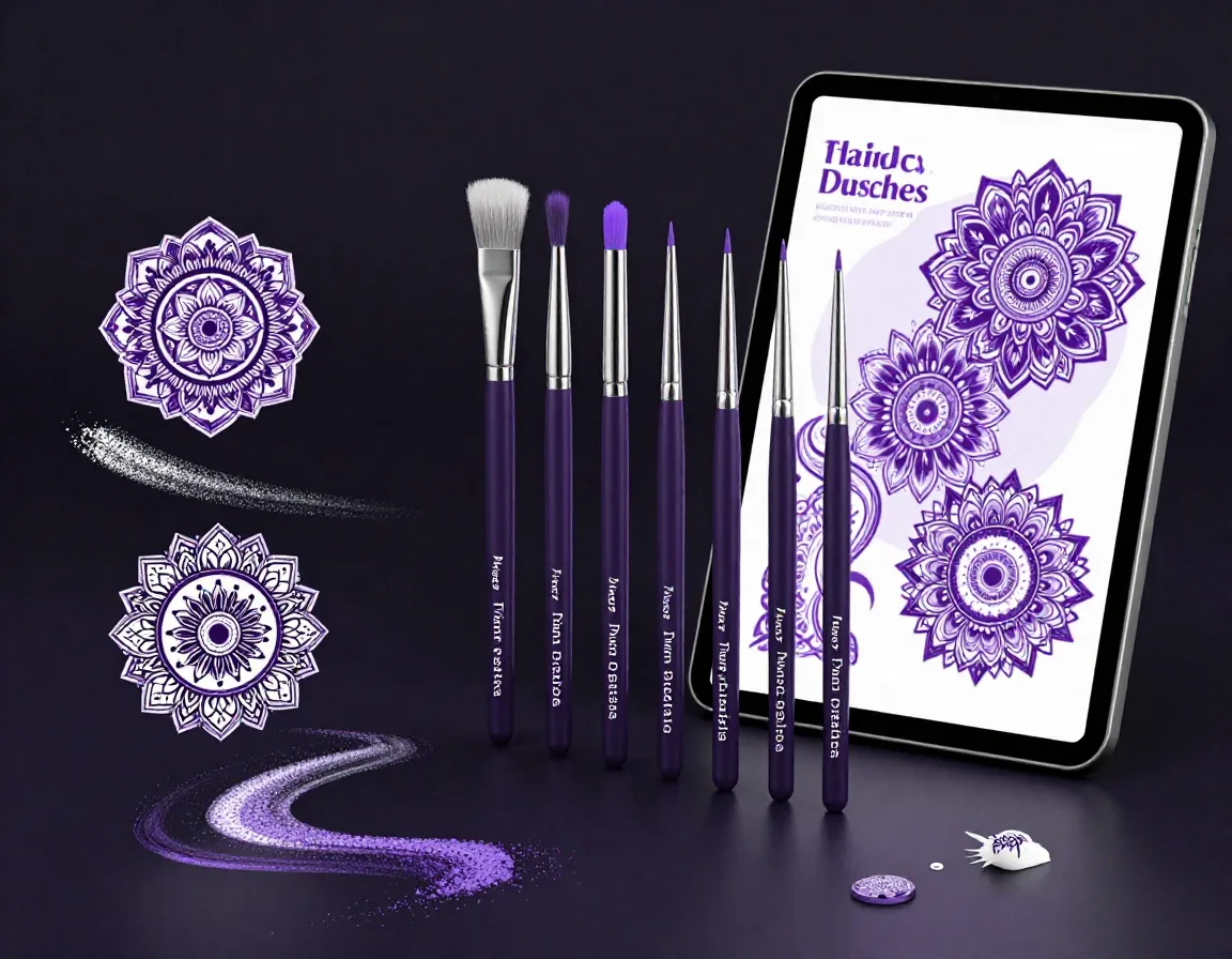 Mandala Tattoo Design Brushes