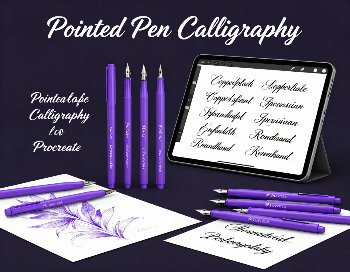 Pointed Pen Calligraphy