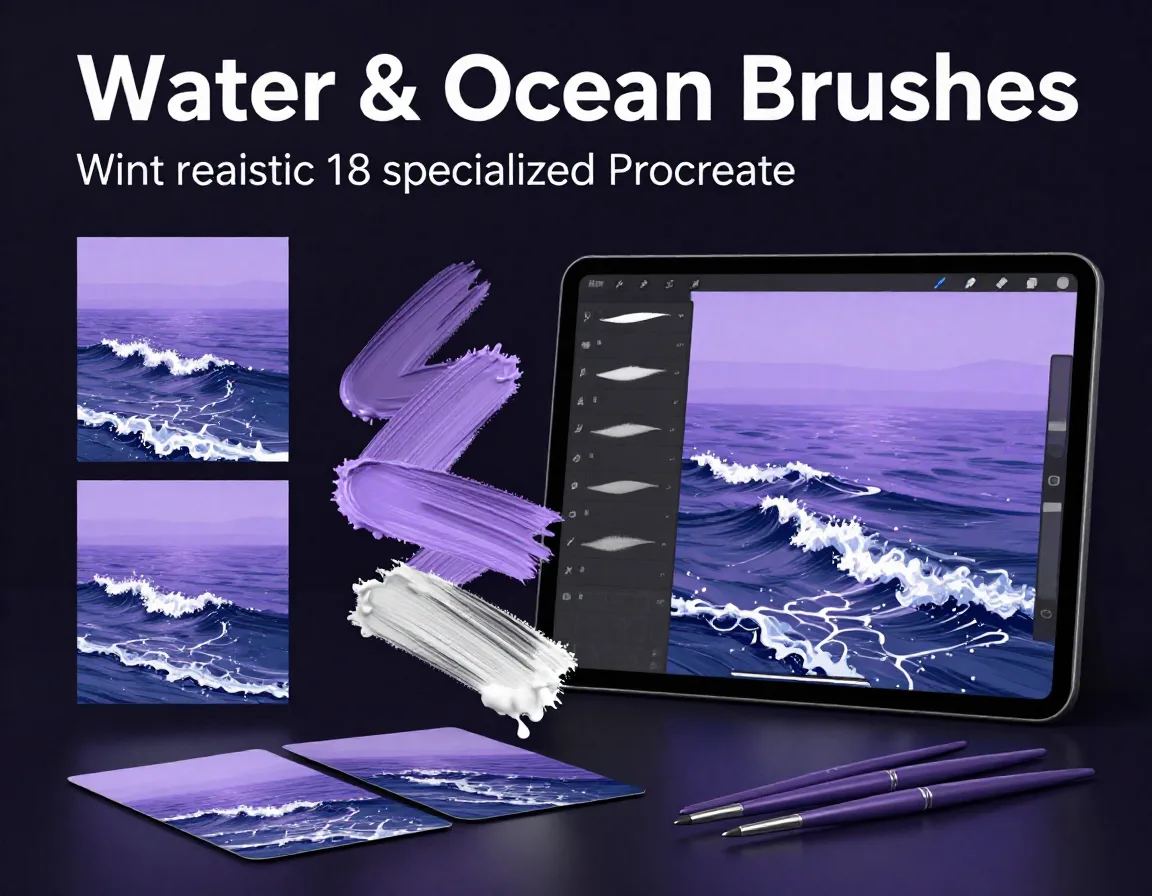 Water Ocean Brushes