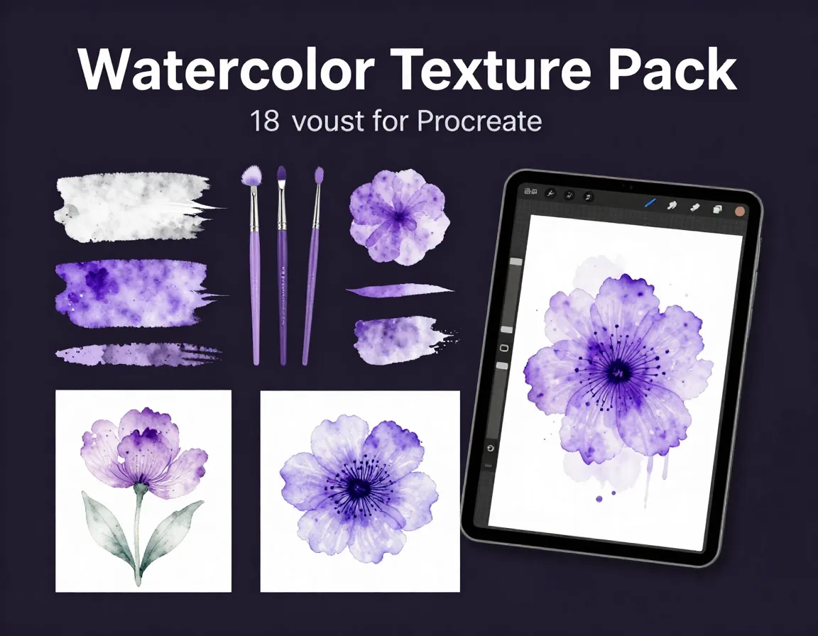 Watercolor Texture Pack