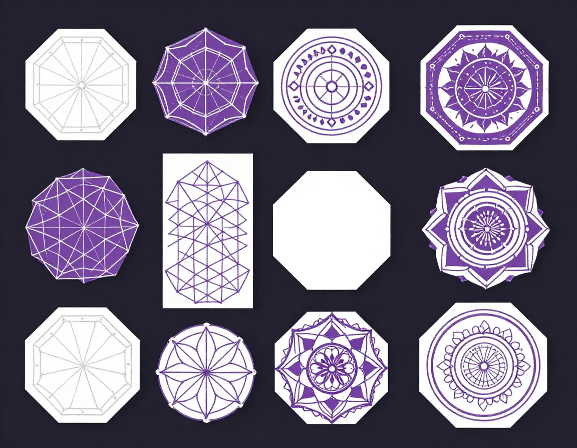 Geometric Mandala Stamp Set