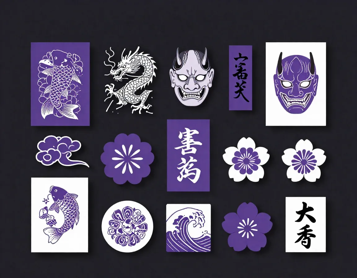 Japanese Tattoo Irezumi Stamps
