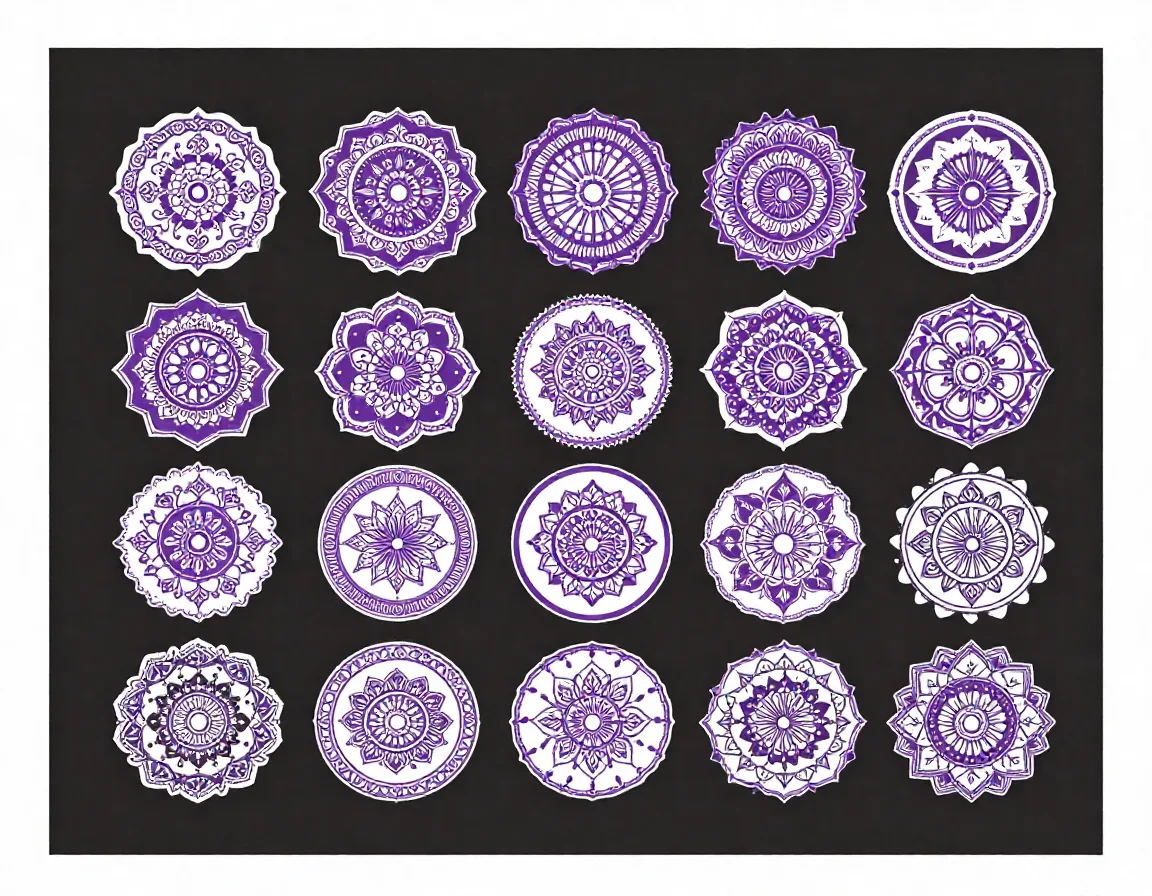 Mandala Ornament Stamps