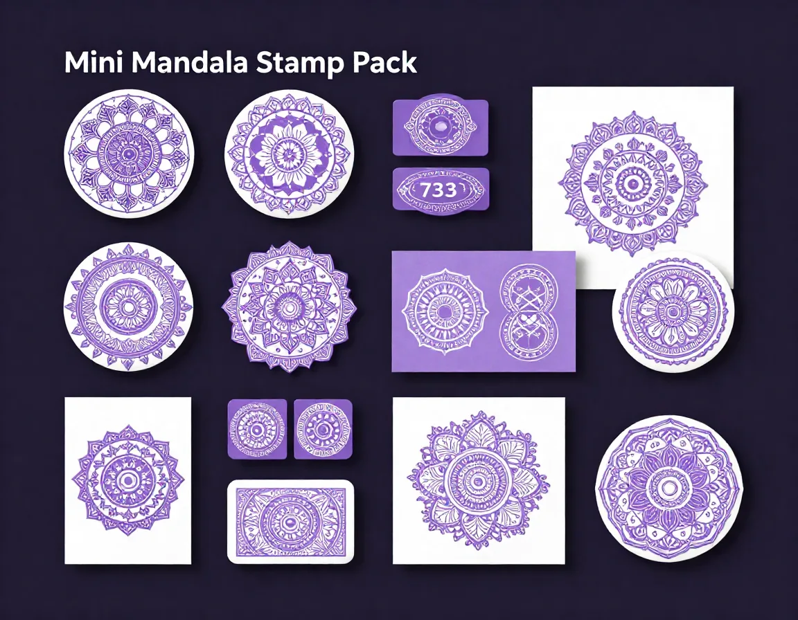 Mini Mandala Stamp Pack